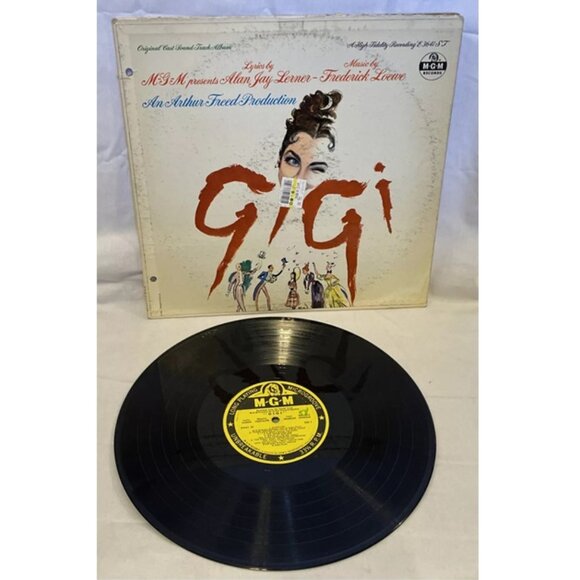 "Gigi" Original Cast Sound Track Album (Vinyl, 1958) MGM E3641 ST VG LP Record - Picture 2 of 12